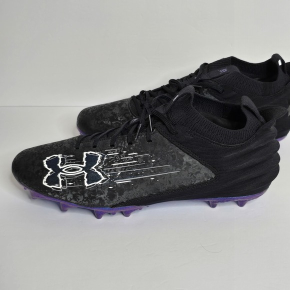 Under‎ Armour Football Cleats Blur Smoke Suede 2.0 MC Mens Sz 14 3027978-001 New main image 12